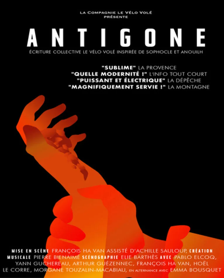 Affiche  spectacle : Antigone
