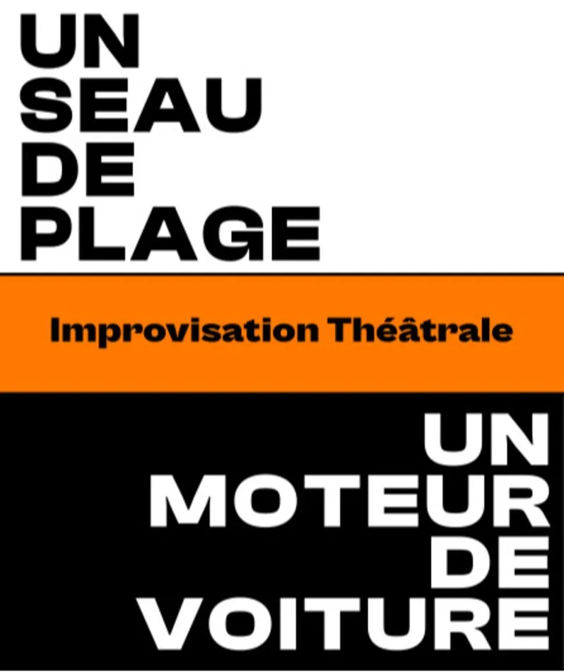 Affiche  spectacle : Seau de plage et moteur de voiture
