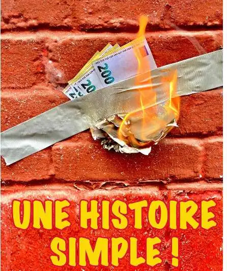 Affiche  spectacle : Une histoire simple !