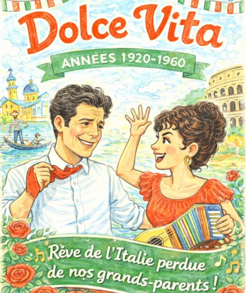 Affiche  spectacle : Dolce vita !