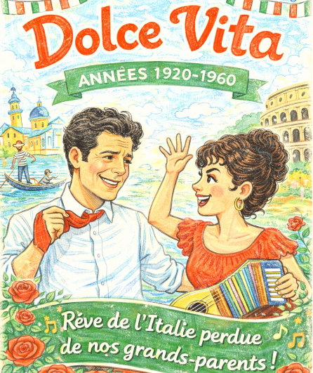 Affiche du spectacle Dolce vita !