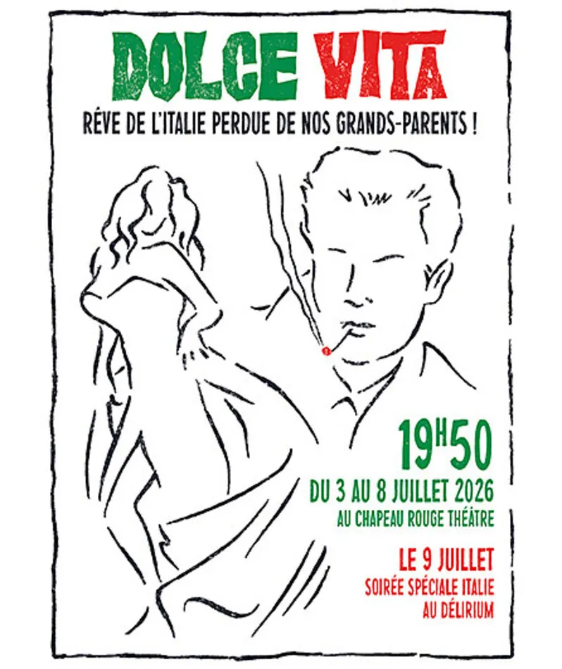 Affiche  spectacle : Dolce vita !