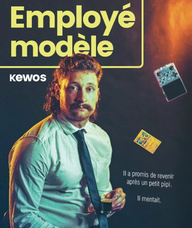 Affiche  spectacle : Employé Modèle