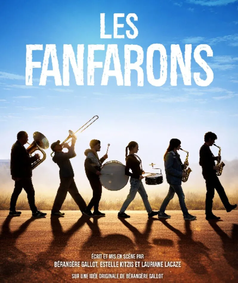 Affiche  spectacle : Les Fanfarons