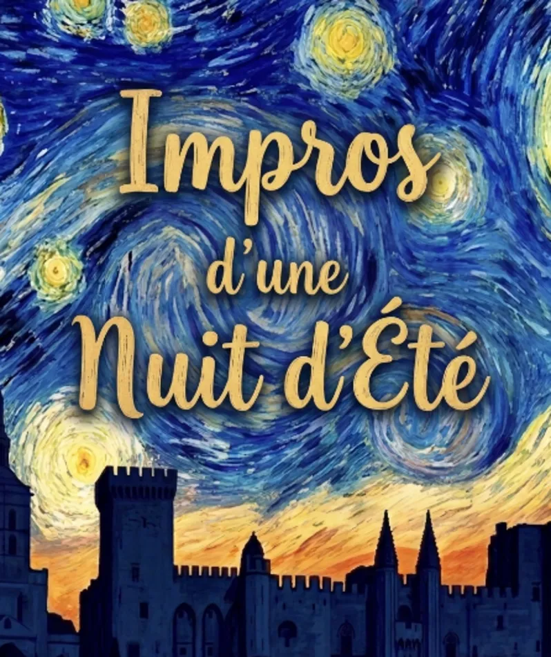 Affiche  spectacle : Impros d'une Nuit d'Été