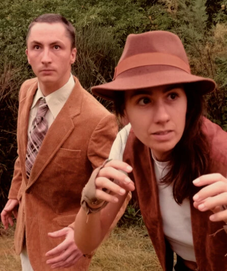 Affiche  spectacle : La Folle Aventure de Colette & Bernard