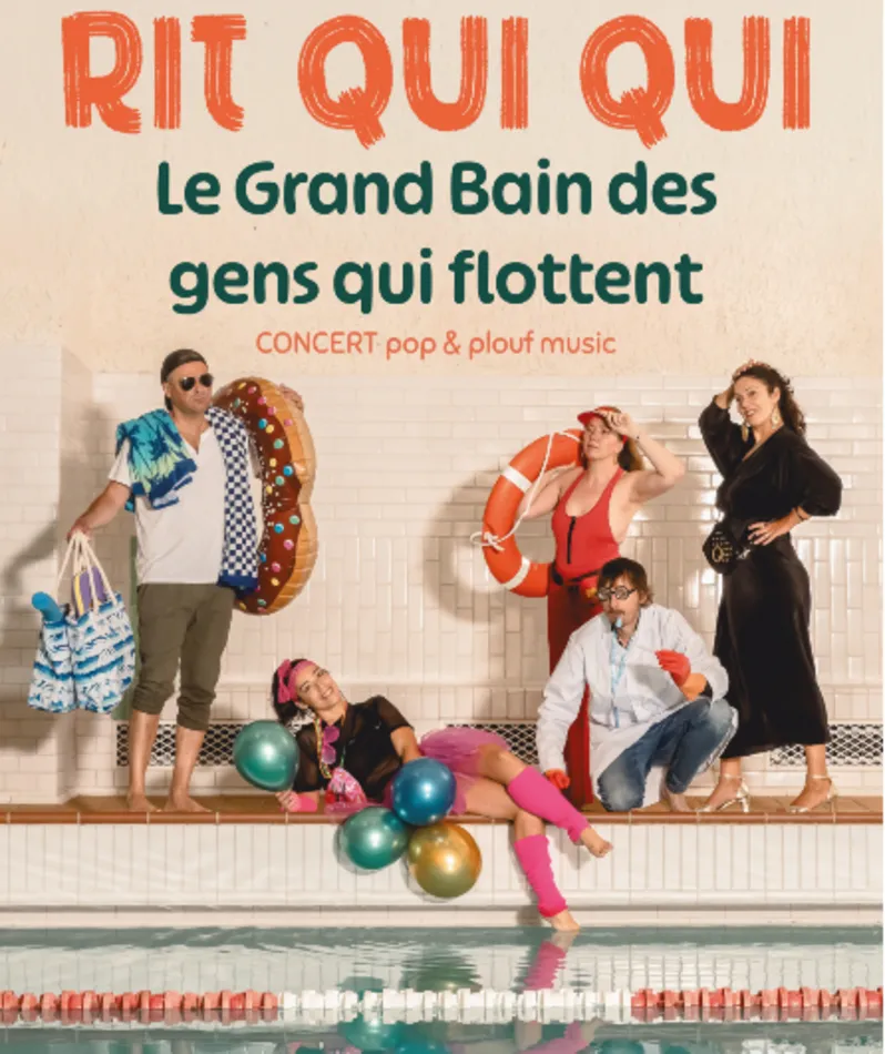 Affiche  spectacle : Le grand bain des gens qui flottent