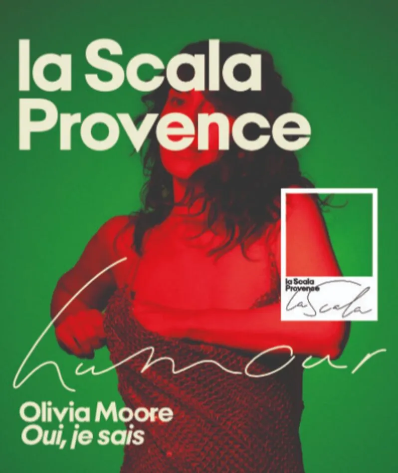 Affiche  spectacle : Olivia Moore - Oui, je sais