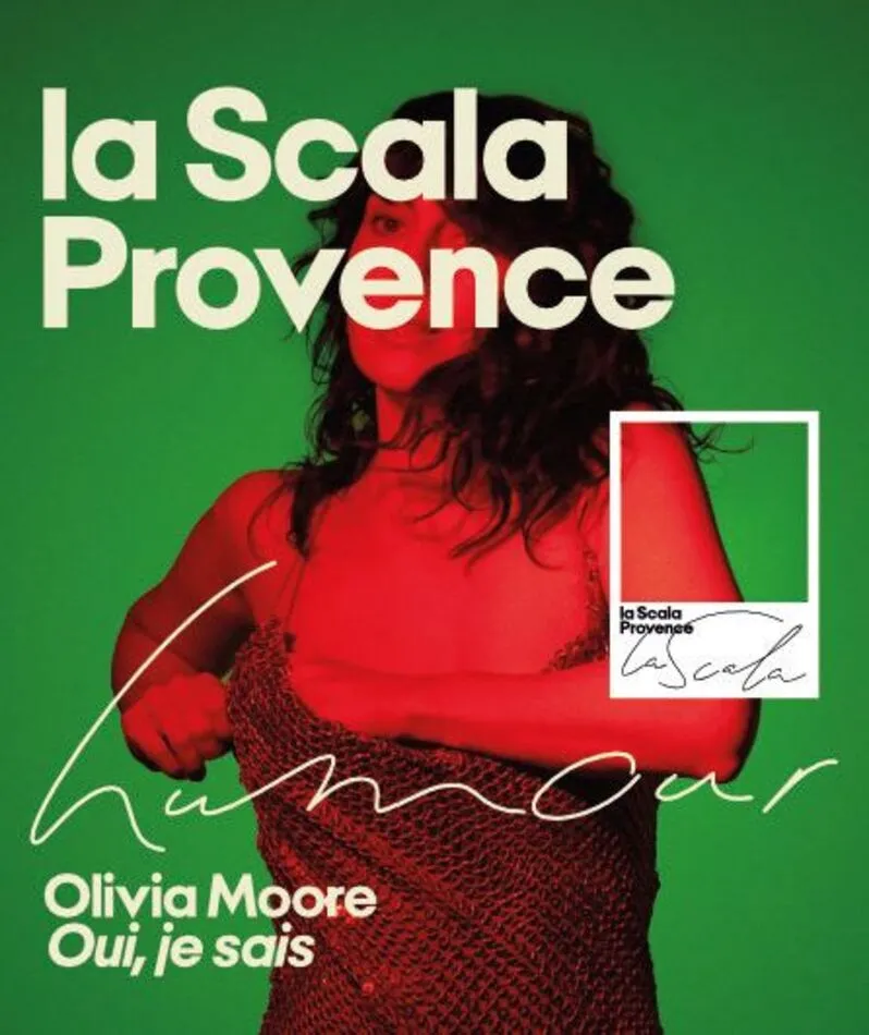 Affiche  spectacle : Olivia Moore - Oui, je sais