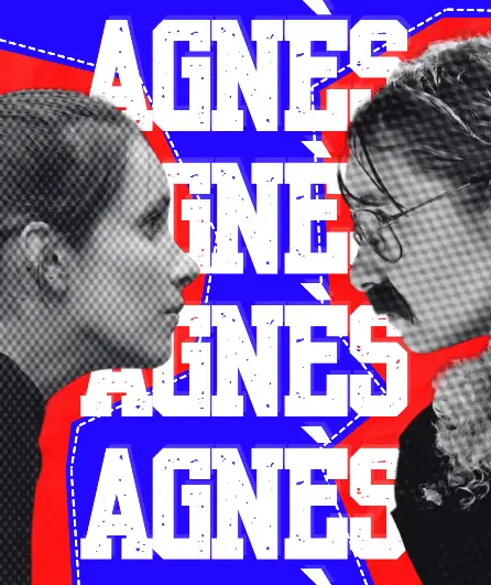 Affiche  spectacle : Agnès