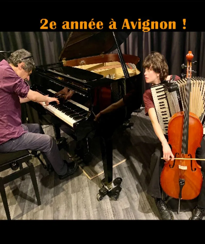 Affiche  spectacle : Récital dé-piano-té (spectacle pianistique + théâtre, vidéo et danse)