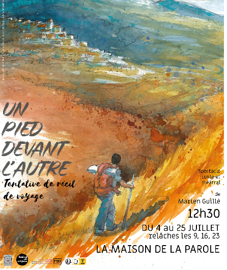 Affiche du spectacle Un pied devant l'autre