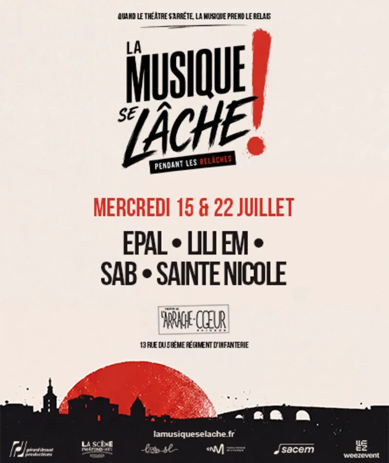 Affiche  spectacle : La Musique Se Lâche Pendant Les Relâches - lmsl