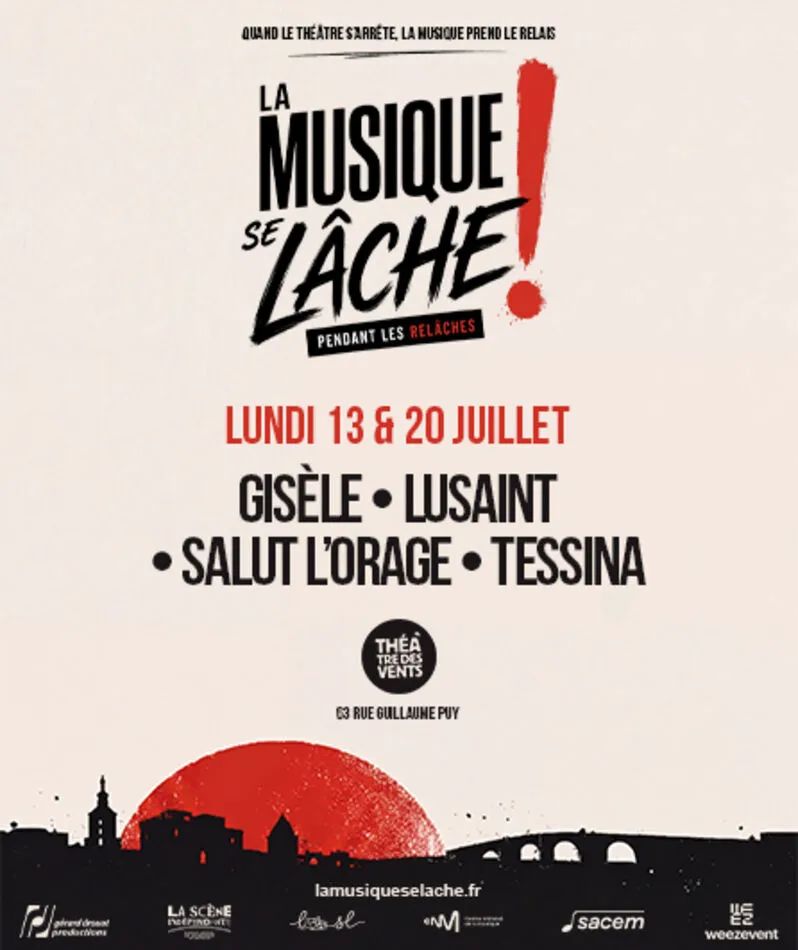 Affiche  spectacle : La Musique Se Lâche Pendant Les Relâches - lmsl