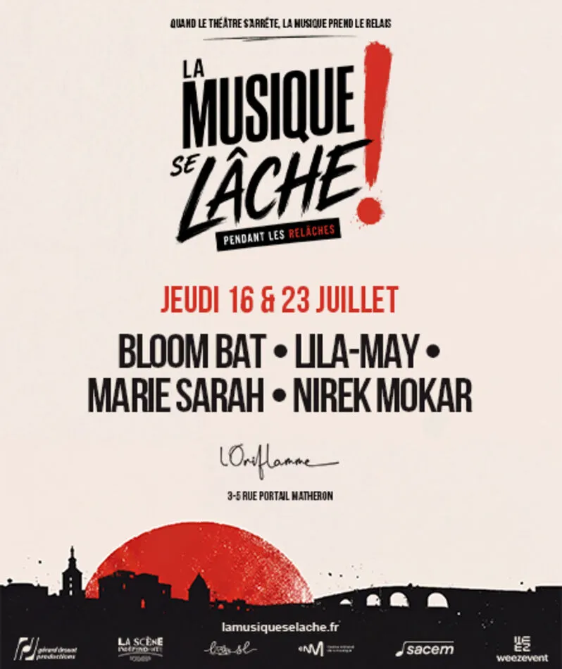 Affiche  spectacle : La Musique Se Lâche Pendant Les Relâches - lmsl
