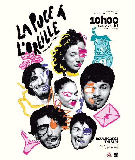 Affiche  spectacle : La Puce à l'Oreille