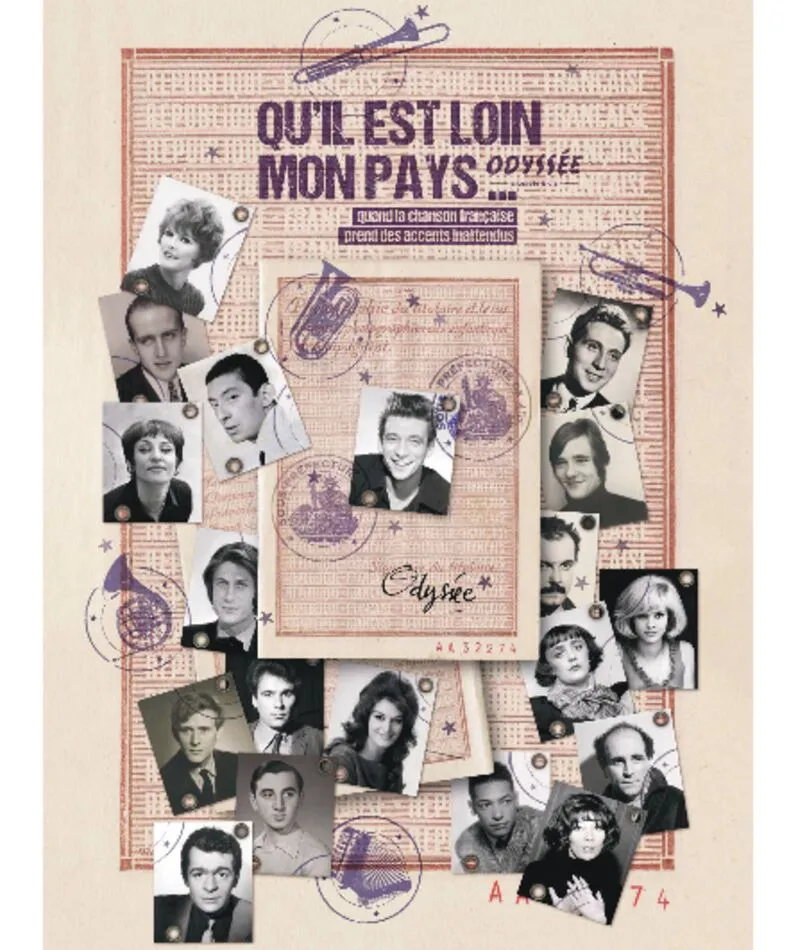 Affiche  spectacle : Qu'il est loin mon pays