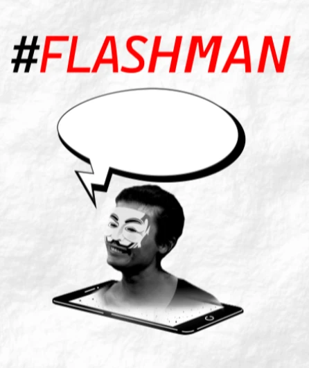 Affiche  spectacle : #flashman