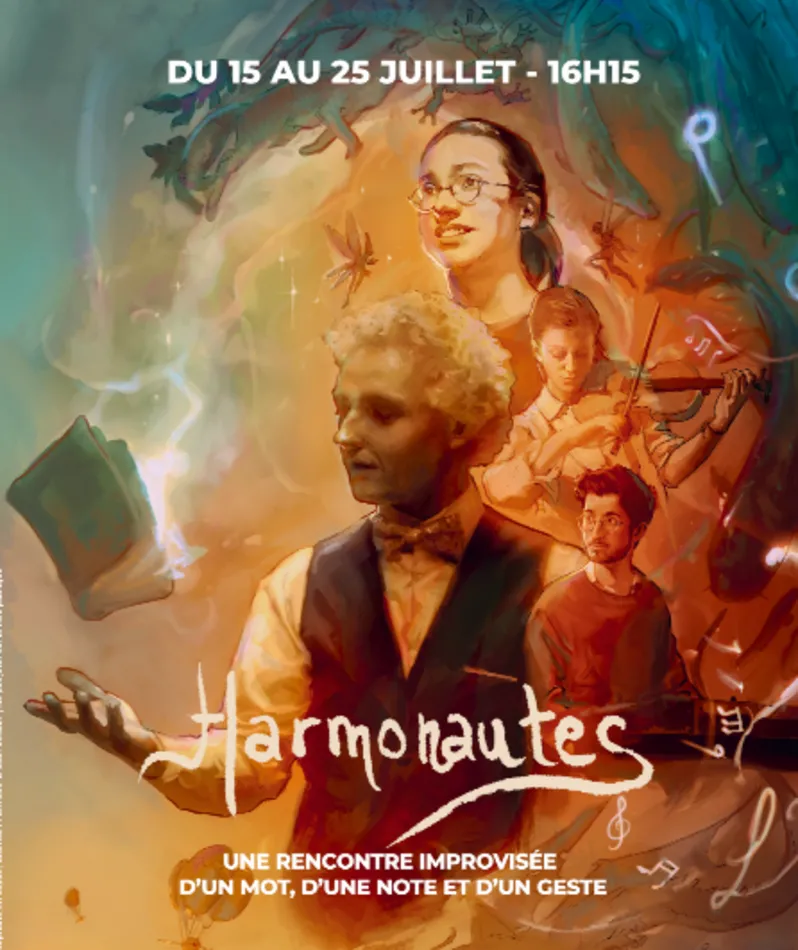 Affiche  spectacle : Harmonautes