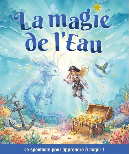 Affiche  spectacle : La magie de l'eau