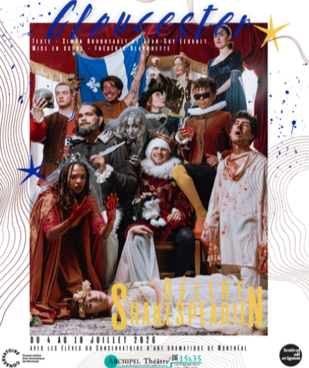Affiche du spectacle Gloucester : Délire Shakesperien