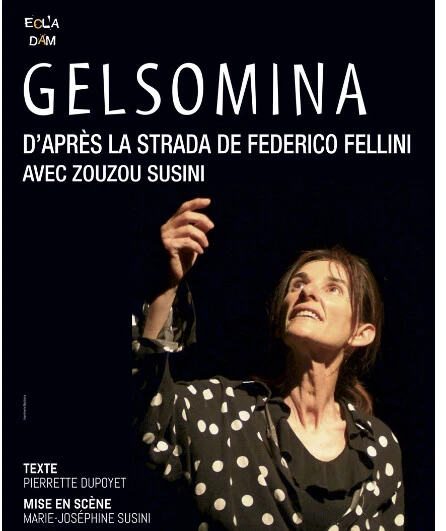 Affiche  spectacle : Gelsomina