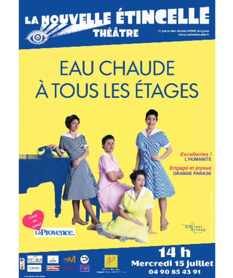 Affiche  spectacle : Eau chaude à tous les étages