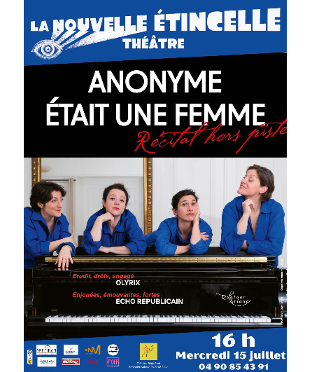 Affiche du spectacle Anonyme était une femme - récital hors piste