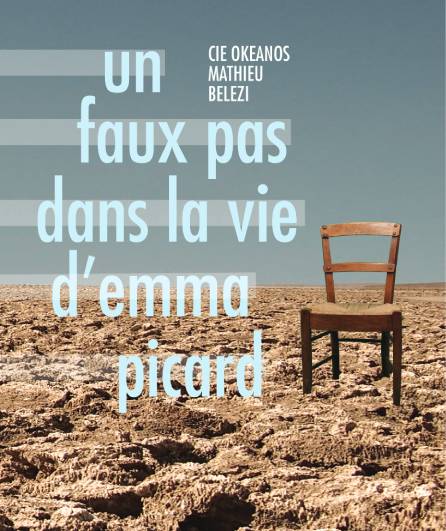 Affiche du spectacle Un faux pas dans la vie d'Emma Picard