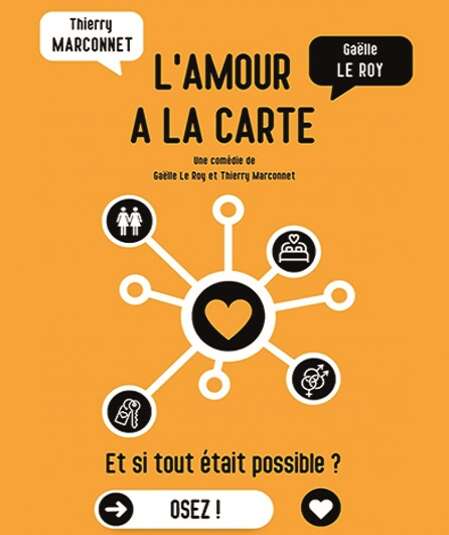 Affiche du spectacle : L'amour à la carte