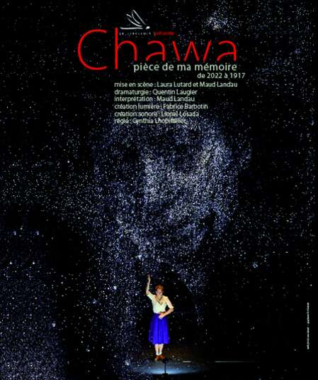 Affiche du spectacle : Chawa, pièce de ma mémoire