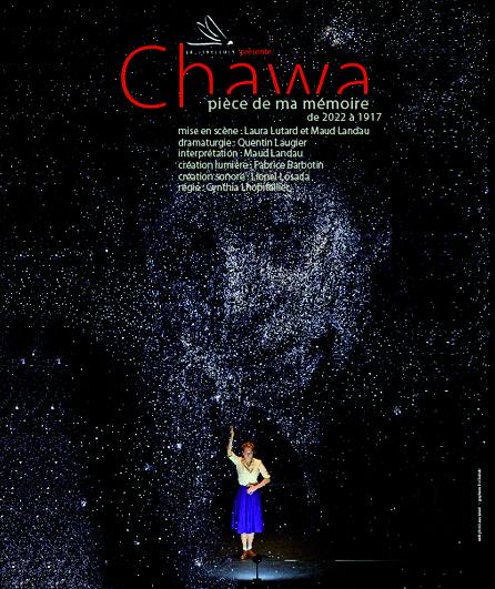 Affiche du spectacle Chawa, pièce de ma mémoire
