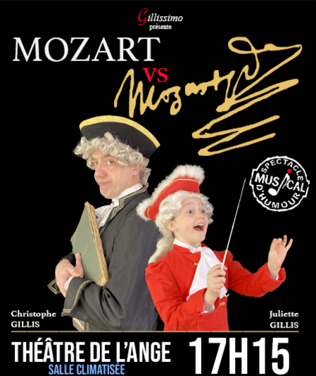 Affiche du spectacle : Mozart VS Mozart