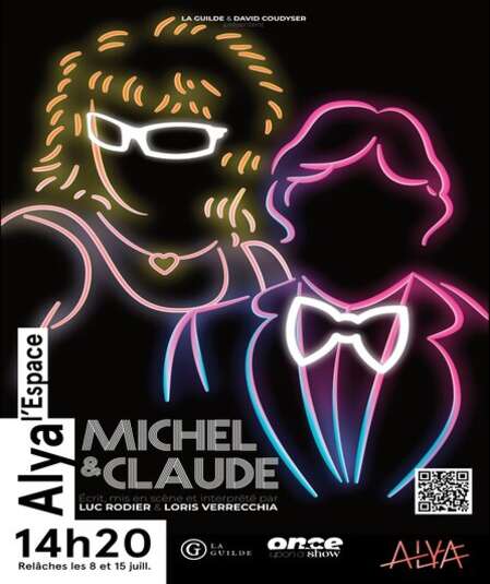 Affiche du spectacle : Michel & Claude
