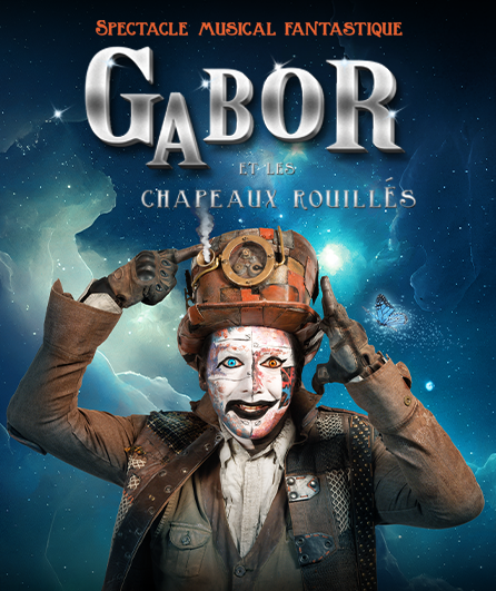 Affiche du spectacle Gabor et les chapeaux rouillés