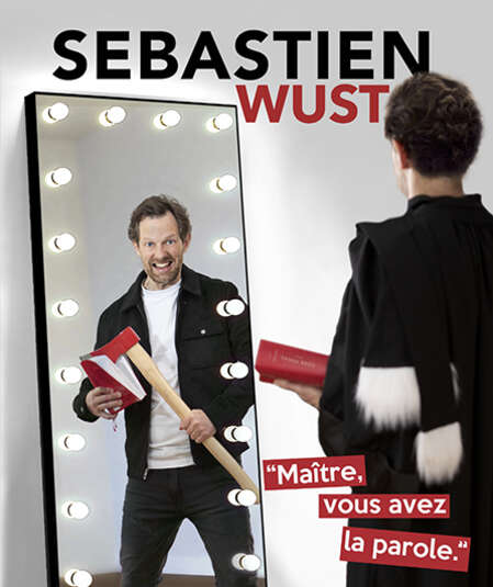 Affiche du spectacle : Maître vous avez la parole