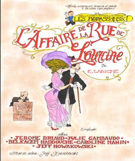 Affiche du spectacle : L'affaire de la rue de Lourcine