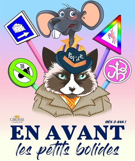 Affiche du spectacle En avant les petits bolides