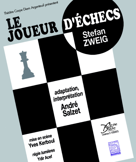 Affiche du spectacle LE JOUEUR D'ÉCHECS