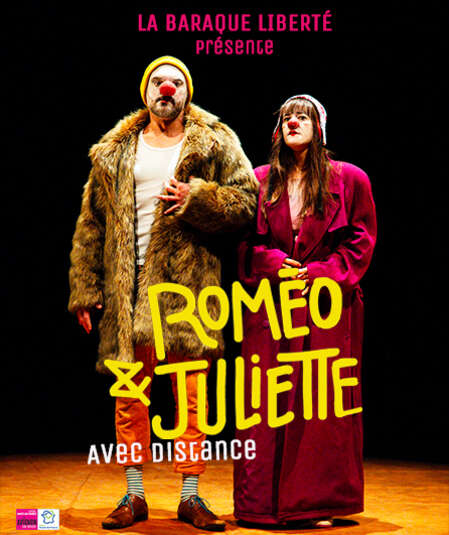 Affiche du spectacle : Roméo et Juliette avec distance