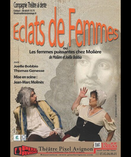 Affiche du spectacle Eclats de femmes ou Les femmes puissantes chez Molière