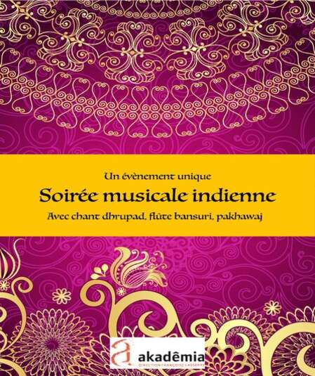 Affiche du spectacle : Soirée musicale indienne