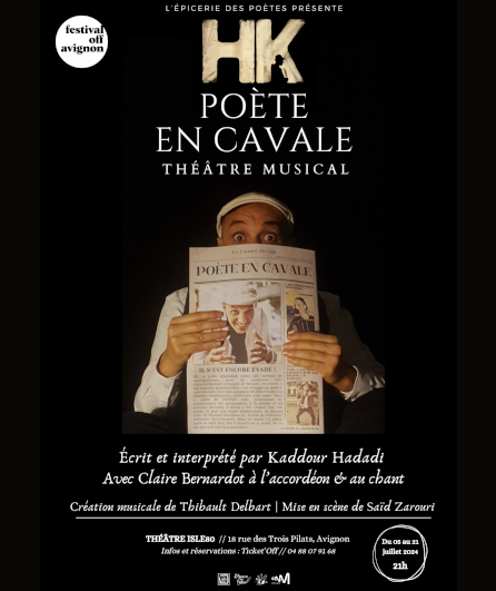 Affiche du spectacle Poète en cavale