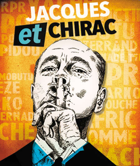 Affiche du spectacle : Jacques et Chirac