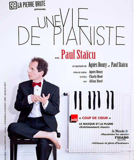 Affiche du spectacle : Une vie de pianiste