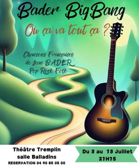 Affiche du spectacle : OU ÇA VA TOUT ÇA ?