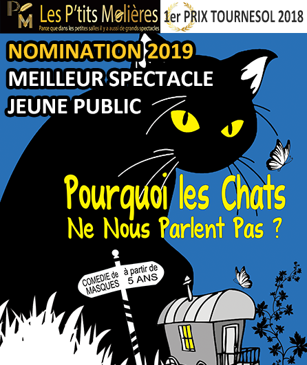 Affiche du spectacle pourquoi les chats ne nous parlent pas ?