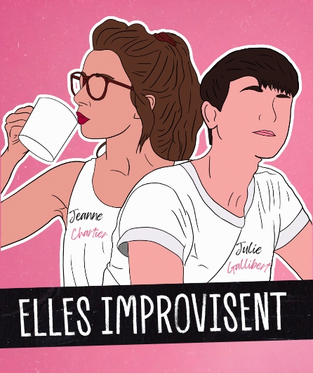 Affiche du spectacle Elles Improvisent