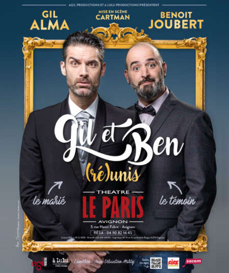 Affiche du spectacle : Gil Alma et Benoit Joubert Réunis