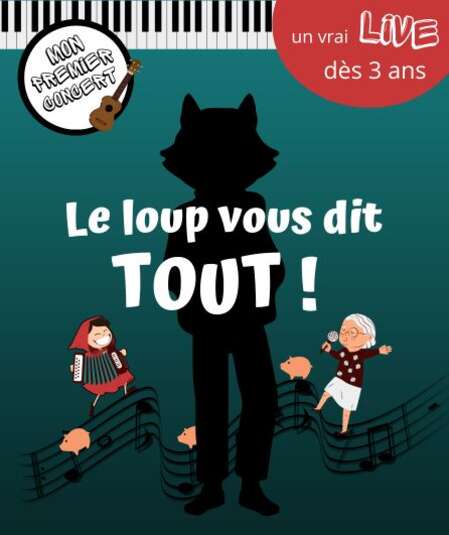 Affiche du spectacle : Le loup vous dit TOUT !